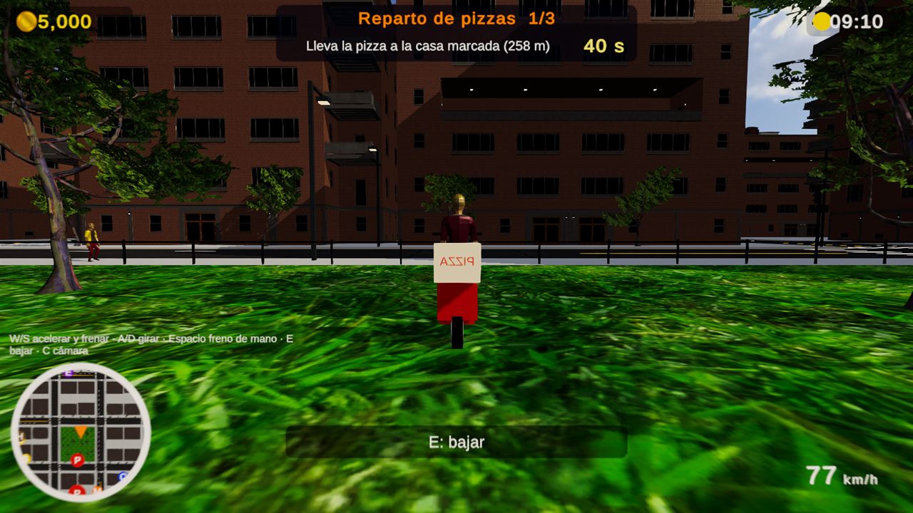 Reparto de pizzas